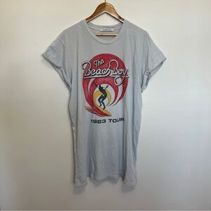 DAYDREAMER X FREE PEOPLE Beach Boys T-Shirt Dress Size XL